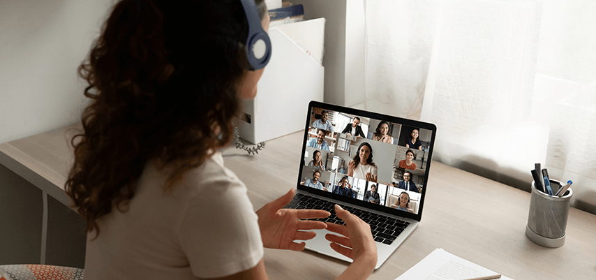 Mitarbeitermotivation im Homeoffice Online-Meetings