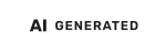 LABEL_AI GENERATED_white transparent